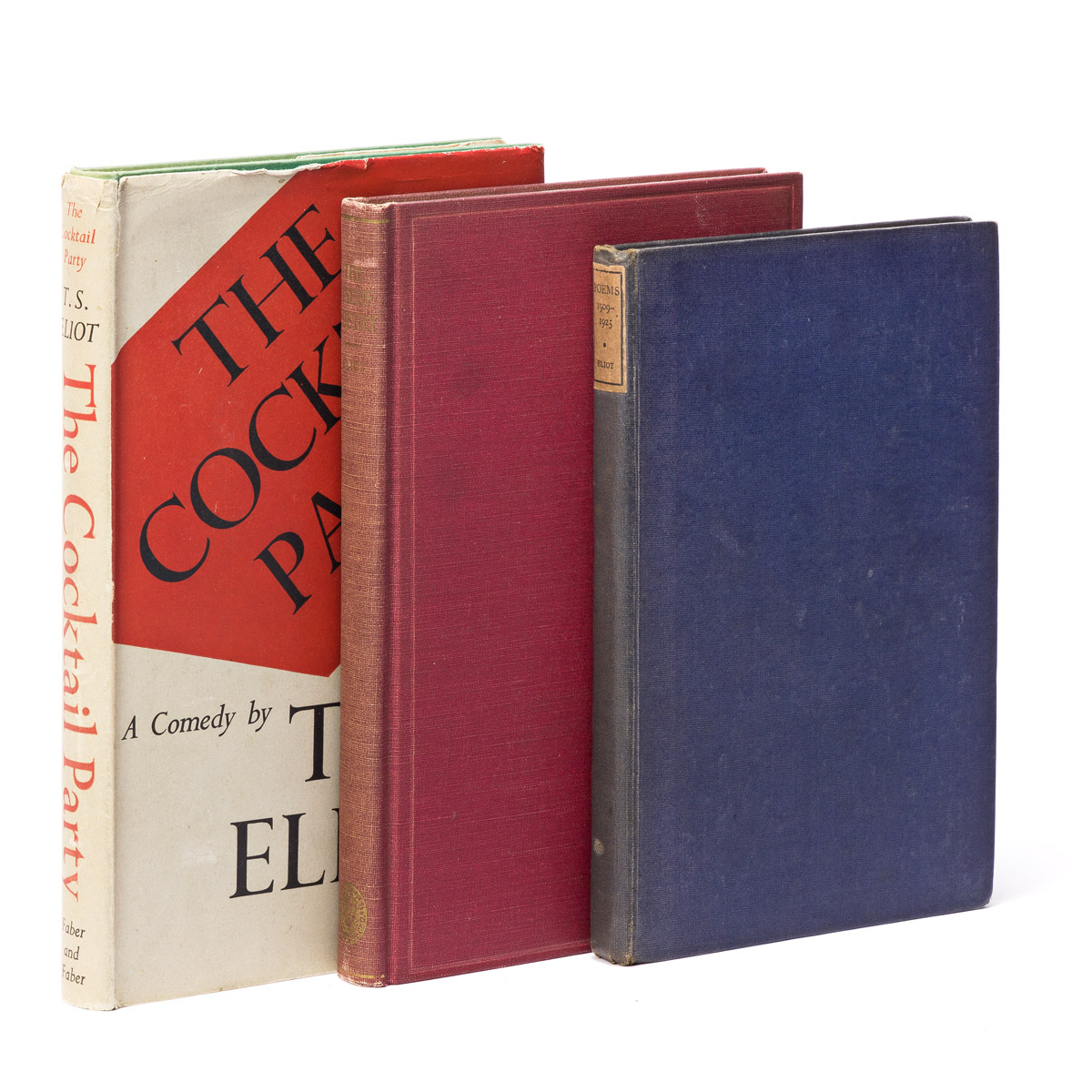 ELIOT, T.S. Group of 3 First editions.